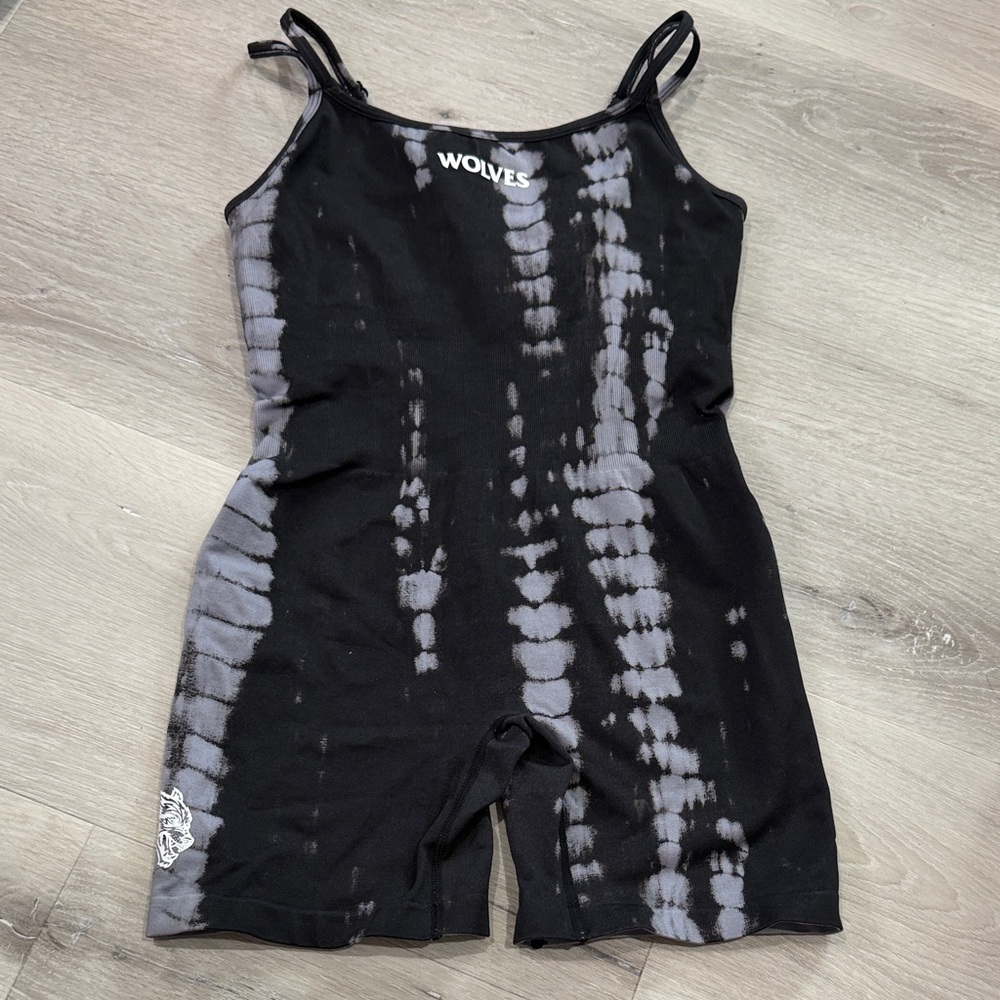 DARC SPORTS ONESIE Black and Gray Tie-Dye